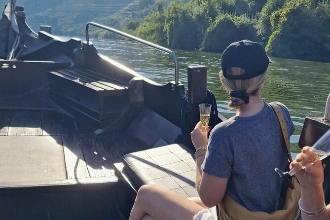 Douro Valley-Expert Guide-Boat-Lunch-Tastings-Offer wine bottle - The first winery, a major Port name