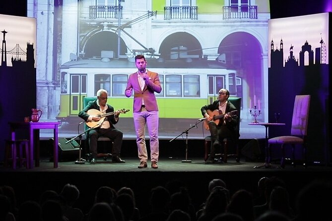 Fado in Chiado - Live Show in Lisbon on Stage for over 15 Years - Lisbon film projections add context without replacing the music