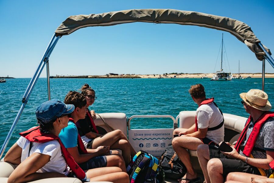 Faro: Deserta Island and Farol Island Catamaran Boat Trip - The quiet side of the trip: Deserta Island