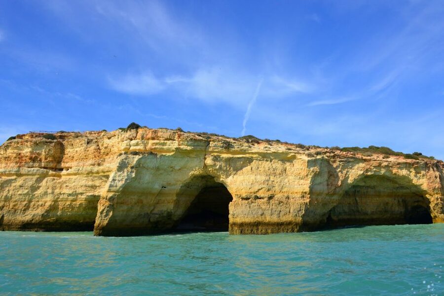 From Albufeira: Benagil Hidden Caves Tour by Kayak - From Albufeira Marina to the Benagil coast