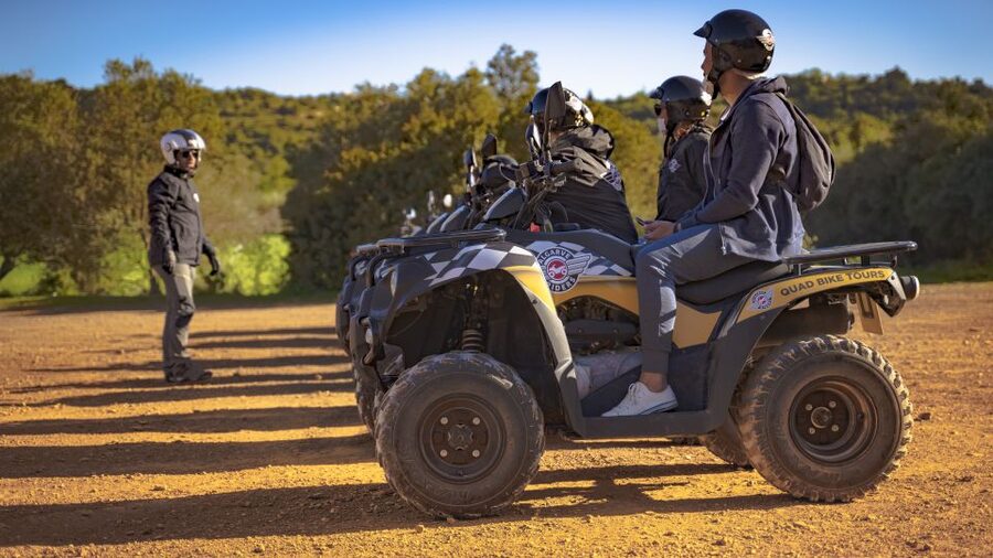 From Albufeira: Half-Day Off-Road Quad Tour - Quinta do Goji: a welcome farm stop