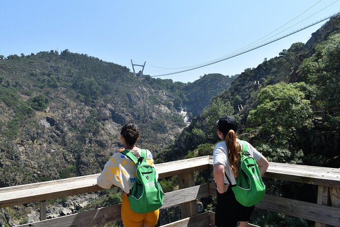 From Arouca: 516 Arouca Bridge & Paiva Walkway Tour - Crossing the bridge with your guide