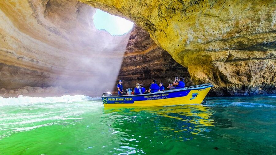 From Benagil: Benagil Cave & Marinha Beach Express Tour - From Benagil Beach to the first sea caves