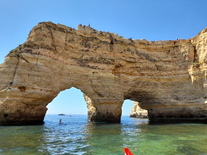 From Benagil: Benagil Caves Kayak Tour - The coast toward Praia da Marinha