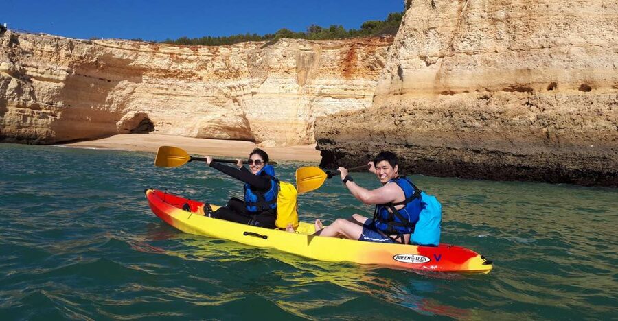 From Benagil: Benagil Caves Kayak Tour - What the guides add