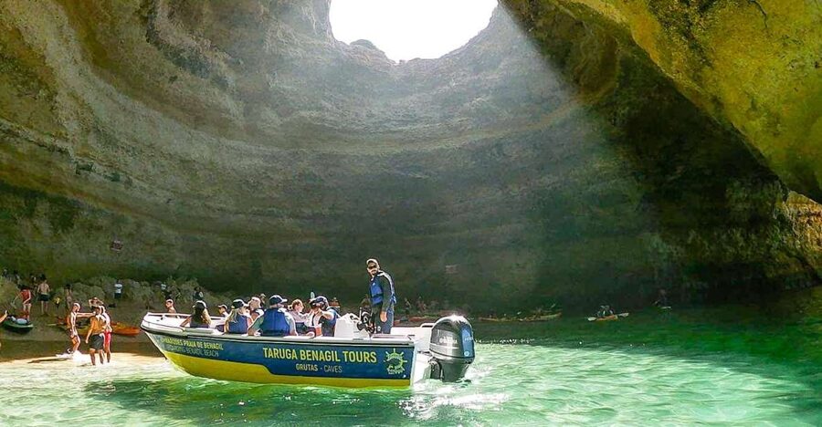 From Benagil: Coast Boat Tour with Benagil Cave - Setting out from Benagil Beach