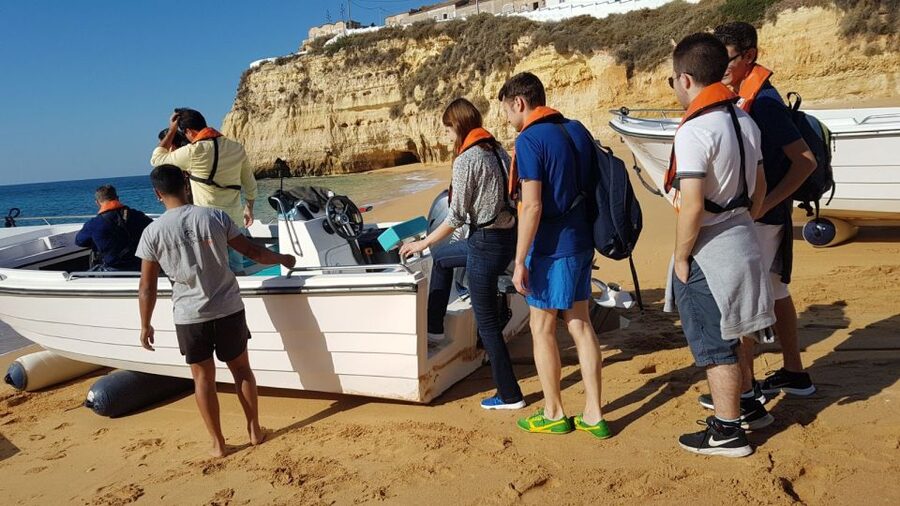 From Carvoeiro: Benagil Caves and Praia da Marinha Boat Trip - Praia da Marinha and its famous arches