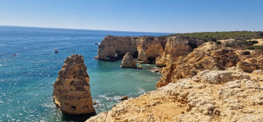 From Faro: 7 Valleys Hiking, Benagil Cave, & Snorkeling Tour - Claire and Sebastian as your guides