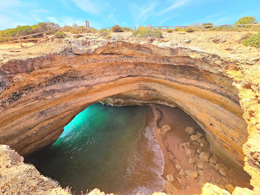 From Faro: Benagil Cave, Marinha Beach, Algar Seco & More - The 50-minute ride from Faro to the coast