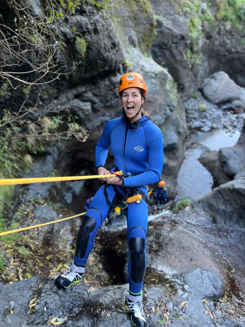 From Funchal: Intermediate Canyoning Adventure (Level 2) - Getting fitted with Adidas boots and canyoning gear