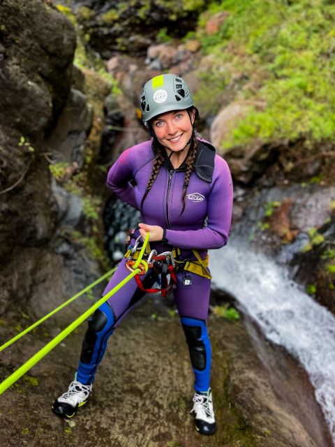 From Funchal: Intermediate (Level 2) Canyoning Adventure - A snack break and the second half