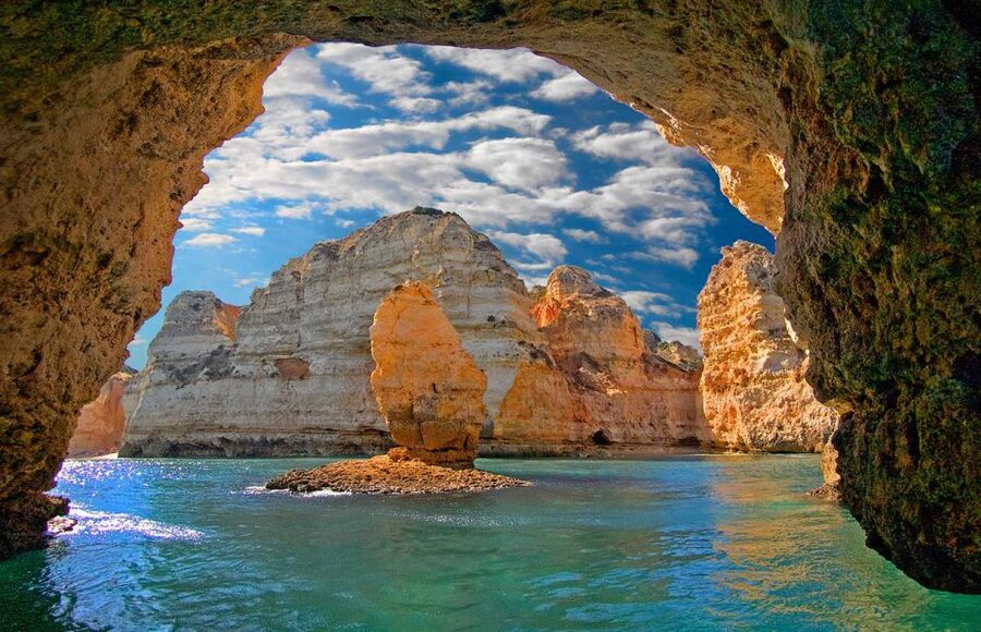From Lagos: Cruise to the Caves of Ponta da Piedade - Entering the caves and narrow arches