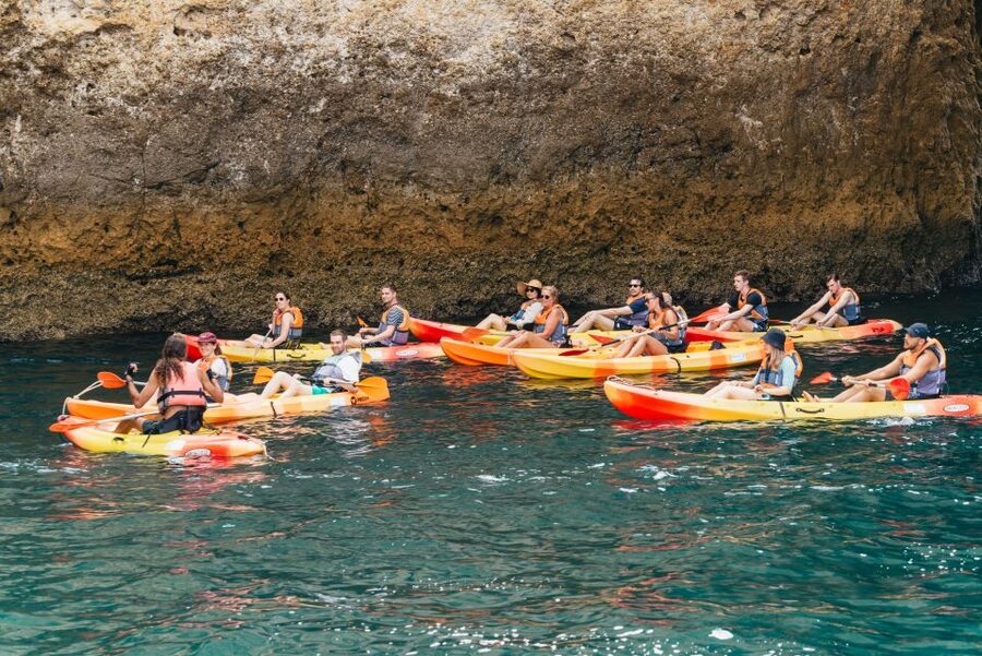 From Lagos: Kayaking and Boat Cave Explorer Tour - Paddling through the caves