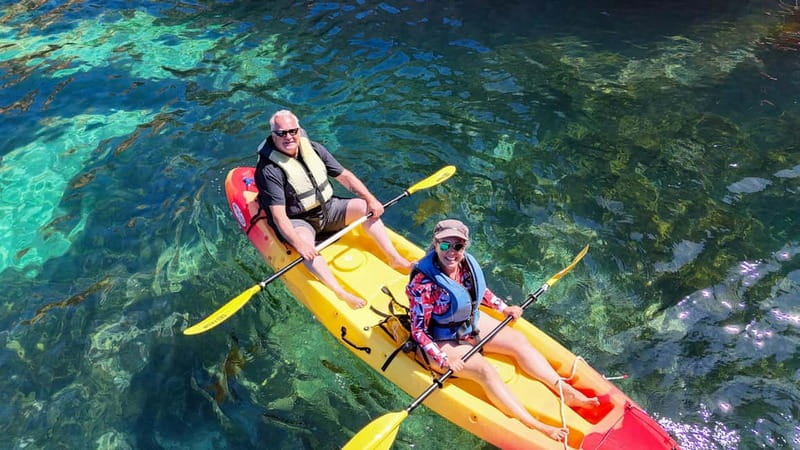 From Lagos: Ponta da Piedade Caves Kayak Tour from Catamaran - The Lagos Marina meeting point