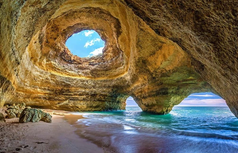From Lagos: Scenic Cruise to the Benagil and Carvoeiro Caves - Carvoeiro’s caves and cliffs