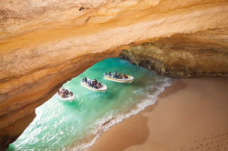 From Lisbon: Algarve, Benagil Sea Cave & Lagos Full-Day Tour - Algar Seco and the Boneca Cave