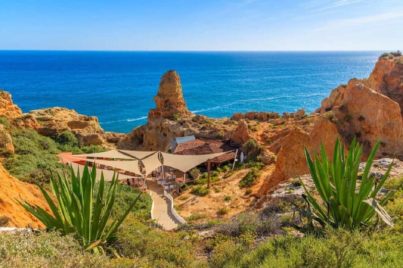 From Lisbon: Algarve, Benagil Sea Cave & Lagos Full-Day Tour - Seeing Benagil Cave from above and below