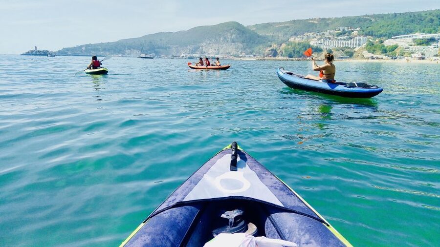 From Lisbon: Arrábida Natural Park Kayak Tour with Lunch - Praia dos Galapinhos and the beach break