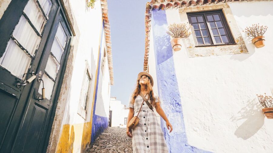 From Lisbon: Day Trip to Porto, Óbidos, and Nazaré - Óbidos, where the castle walls set the clock