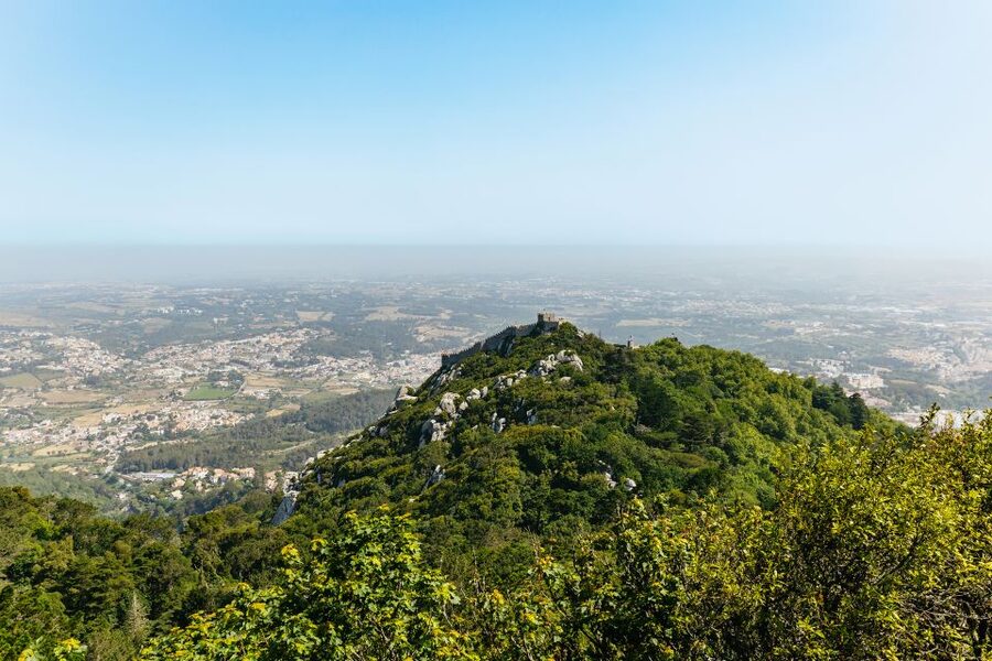 From Lisbon: Sintra & Cascais Small Group Tour with Tickets - Pena Palace and its high perch above Sintra
