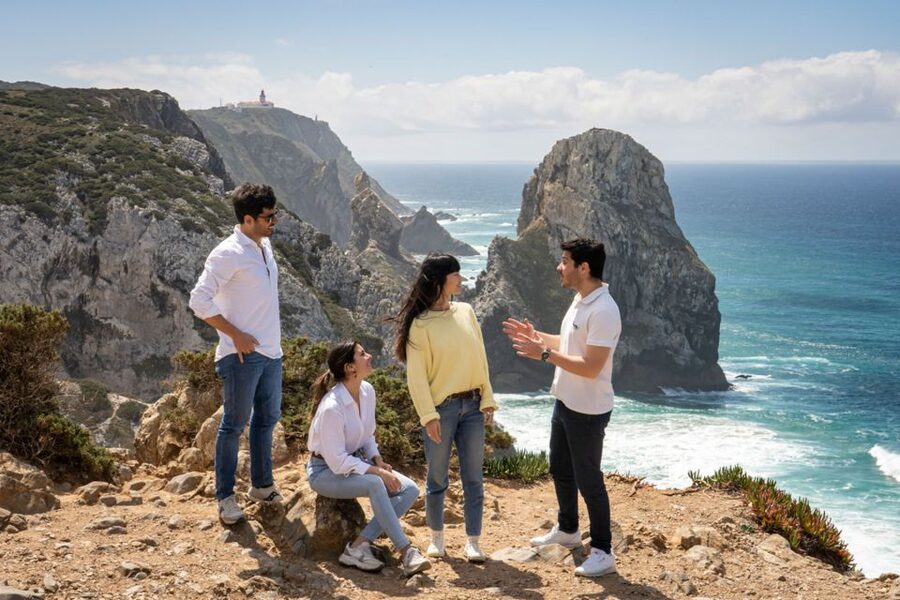 From Lisbon: Sintra, Pena Palace & Cabo da Roca Hiking Tour - Arriving above Sintra and Pena Palace