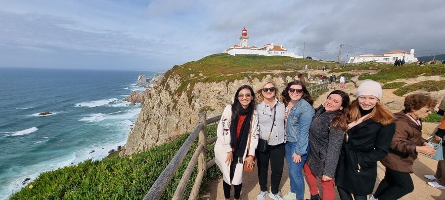 From Lisbon: Sintra, Pena, Regaleira, Roca and Cascais Tour - Pena Palace, Portugal’s colorful hilltop showpiece