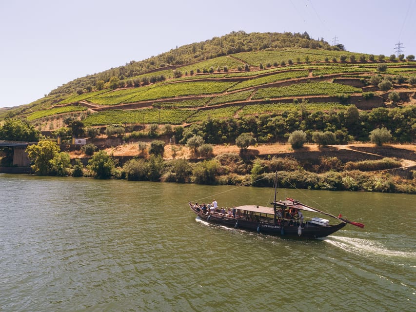 From Pinhão: Douro Valley Rabelo Boat Tour with Port Wine - Reaching the Foz Tua Dam