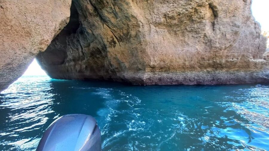 From Portimão: Algar de Benagil and Sea Caves Boat Tour - The possible swim stop