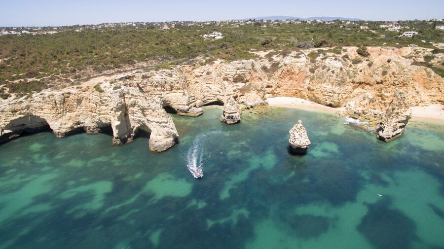 From Portimao: Benagil Cave and Marinha Beach Boat Tour - Starting beside the Arade River