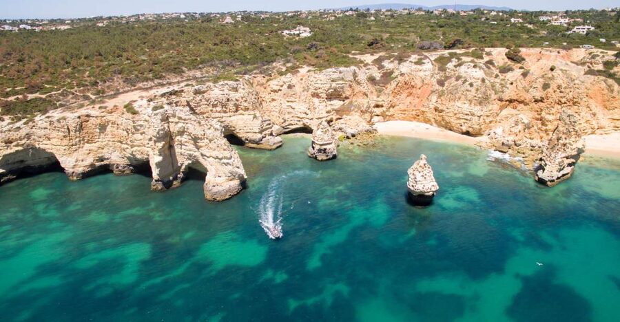 From Portimao: Benagil Cave and Marinha Beach Boat Tour - From Carvalho Beach to Carvoeiro