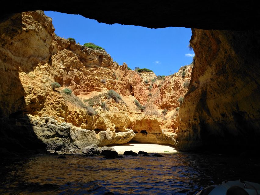 From Portimão: Benagil Caves Guided Speedboat Tour - Inside Benagil Cave without getting out