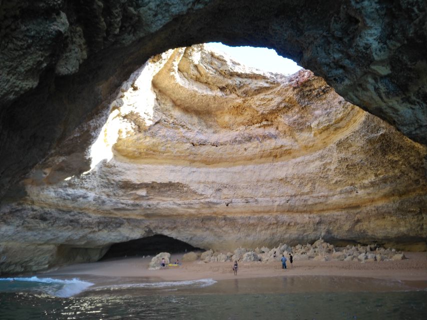 From Portimão: Benagil Caves Guided Speedboat Tour - Praia da Marinha and the wider coastal view