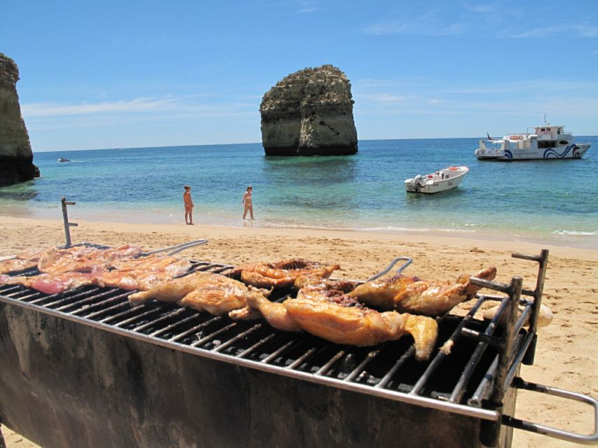 From Portimão: Catamaran Cruise to Benagil Caves with BBQ - Approaching Benagil’s famous caves