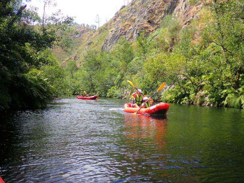 From Porto: Paiva River Canoe Rafting Adventure Tour - Low summer water and the possible canyoning change