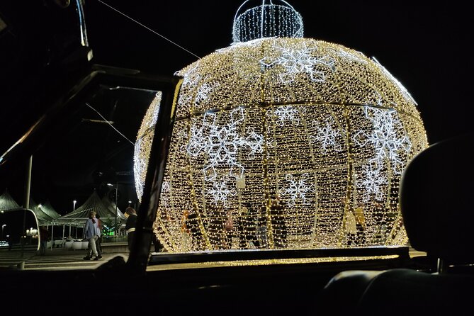 Funchal: Christmas Lights Sightseeing Night Tour - The hotel district and a view from above