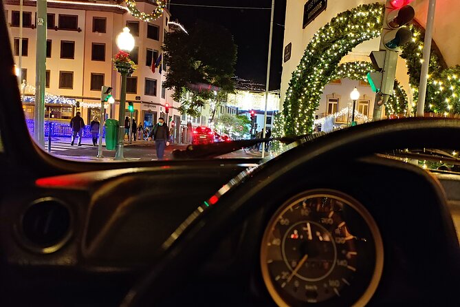 Funchal: Christmas Lights Sightseeing Night Tour - Starting near the sea and entering old Funchal