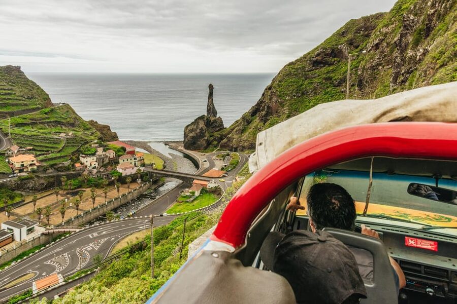 Funchal: Enchanted Terraces, Porto do Moniz & Fanal 4WD Tour - The value of the open-top jeep