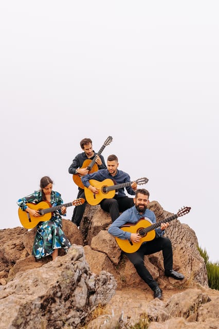 Funchal: Funchal Guitar Quartet in Concert - A small church, four guitars, and a proper concert