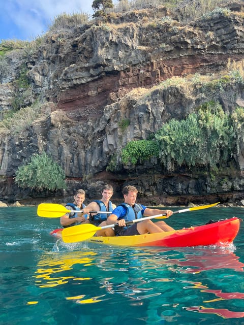 Funchal: Kayak & Snorkeling in Garajau Nature Reserve - Getting back when the waves pick up