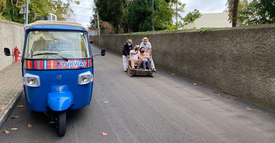 Funchal: Monte Tropical Garden & Toboggan Ride by Tuk Tuk - Monte Palace Madeira, with time for plants and exhibits