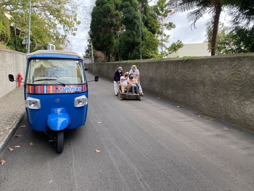 Funchal: Monte Tropical Garden & Toboggan Ride by Tuk Tuk - The climb from Funchal to Monte