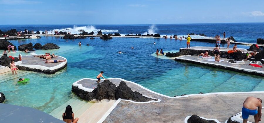 Funchal: Porto Moniz, Seixal, Fanal, and Cabo Girão Tour - Cabo Girão’s glass-floored viewpoint