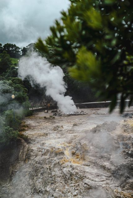 Furnas: Thermal Springs & Tea Plantation Day Tour with Lunch - Vila Franca do Campo and the first island views