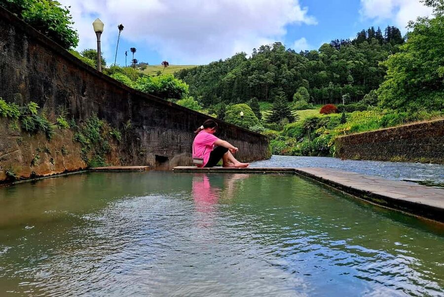 Furnas: Volcano Crater, Lake, Tea Plantation, and Waterfall - Gorreana Tea Factory and the only two tea plantations in Europe