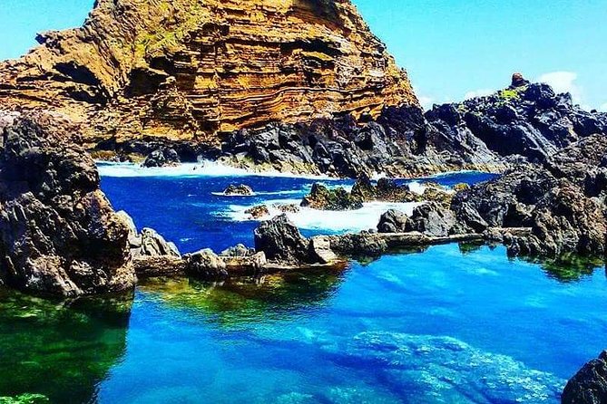 Jeep Tour Amazing West to Natural Pools -Full-Day - Ribeira da Janela adds rocks, river, and waterfall