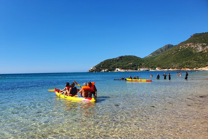 Kayak and Snorkeling Adventure in Lisbon - Snorkeling around rocky Atlantic water
