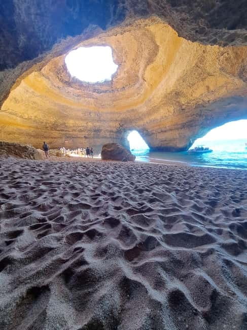 Kayak Tour Unexplored Caves + Benagil Cave - Paddling along the Algarve cliffs