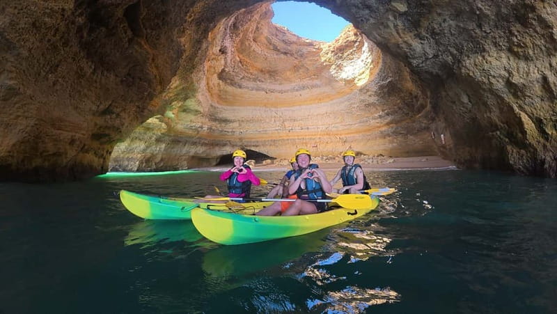Kayak Tour Unexplored Caves + Benagil Cave - What the $41 price really buys you