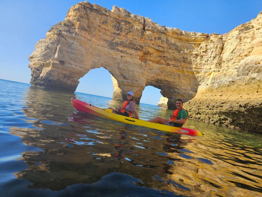 Lagoa: Benagil Cave and Marinha Beach Guided Kayaking Tour - Key points to know before you book