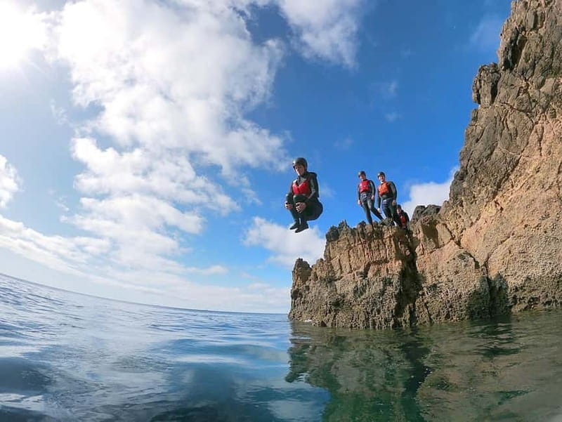 Lagos: Algarve Coasteering and Snorkeling Adventure - The scenery is best seen from the waterline